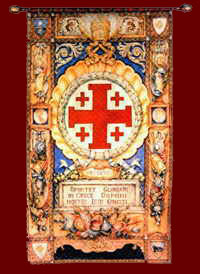 Banner of the Equestrian Order of the Holy Sepulchre of Jerusalem